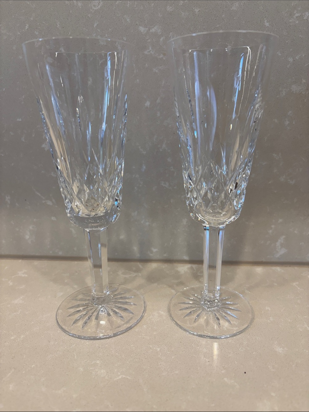 Waterford Crystal Lismore Champagne Flutes - Clear (Set of 4)